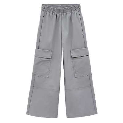 Брюки Карго для девочки Bellbimbo М.251078 серо зеленые 1